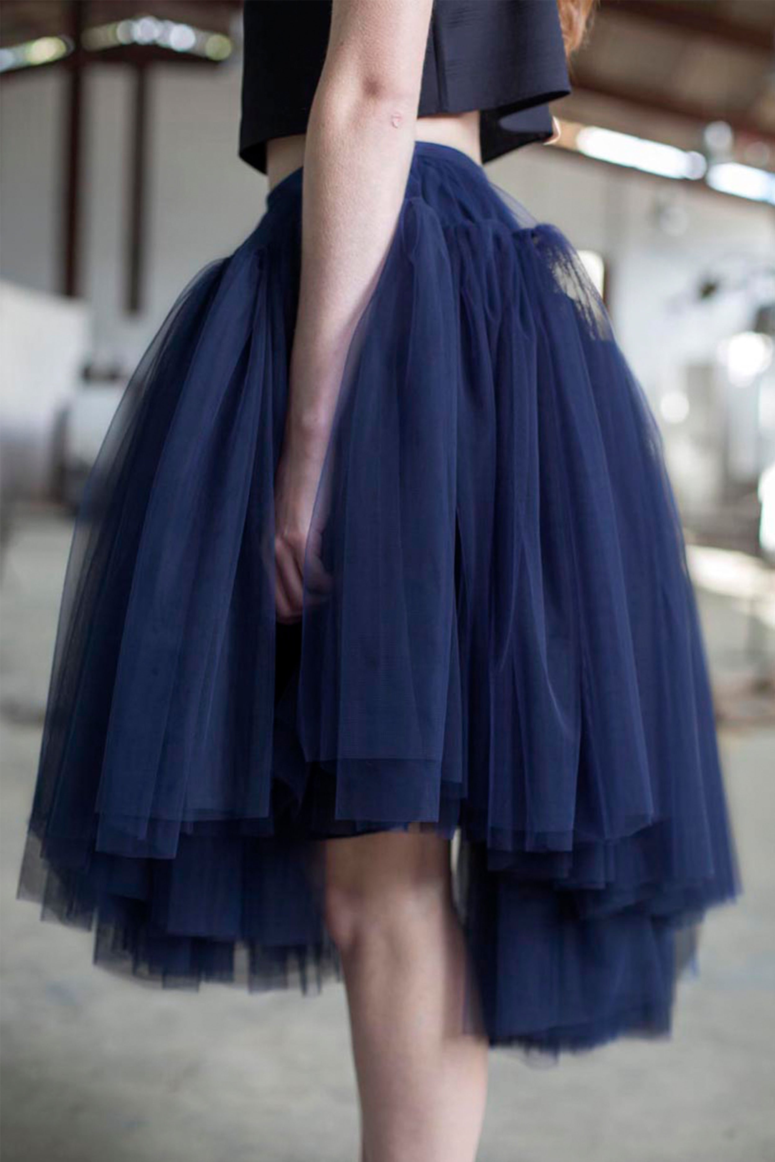 Blue Tutu Skirt LARAKHOURY Blue Tutu Skirt LARAKHOURY